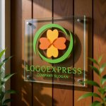 画像11: 四つ葉のクローバーと円が彩る自然と調和のロゴ (11)