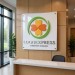 画像13: 四つ葉のクローバーと円が彩る自然と調和のロゴ (13)