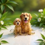 画像12: 犬の笑顔と幸せを表現したロゴ (12)