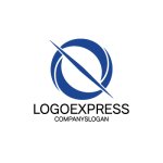 画像1: Nと円が示す、グローバルな繋がりと革新ロゴ (1)