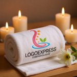 画像5: 水面と曲線が描く、優しさと癒しのロゴ (5)