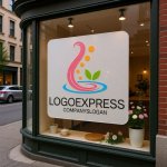 画像7: 水面と曲線が描く、優しさと癒しのロゴ (7)