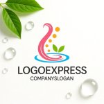 画像9: 水面と曲線が描く、優しさと癒しのロゴ (9)