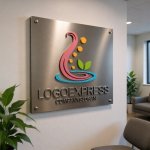 画像13: 水面と曲線が描く、優しさと癒しのロゴ (13)