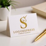 画像16: Sとユニコーンの優雅なロゴ (16)