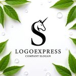 画像9: Sとユニコーンの優雅なロゴ (9)