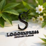 画像12: Sとユニコーンの優雅なロゴ (12)