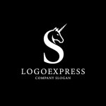 画像4: Sとユニコーンの優雅なロゴ (4)