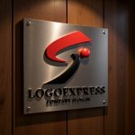 画像5: Sと人型が躍動する情熱と推進のロゴ (5)