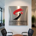 画像7: Sと人型が躍動する情熱と推進のロゴ (7)