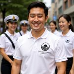 画像14: 青海波と日の出が象徴する、和の円形ロゴ (14)