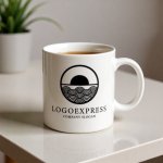 画像16: 青海波と日の出が象徴する、和の円形ロゴ (16)