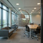 画像9: 青海波と日の出が象徴する、和の円形ロゴ (9)