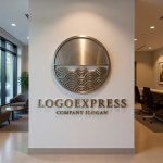 画像10: 青海波と日の出が象徴する、和の円形ロゴ (10)