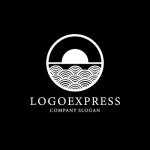 画像4: 青海波と日の出が象徴する、和の円形ロゴ (4)