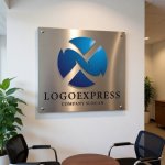 画像7: 円形イニシャルロゴ (7)