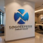 画像10: 円形イニシャルロゴ (10)