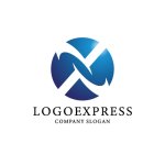 画像1: 円形イニシャルロゴ (1)