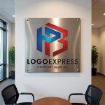 画像7: PとB、六角形が連結するダイナミックなロゴ (7)