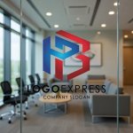 画像9: PとB、六角形が連結するダイナミックなロゴ (9)