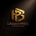 画像12: PとB、六角形が連結するダイナミックなロゴ (12)