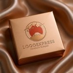 画像14: 富士山と桜の和風ロゴ (14)