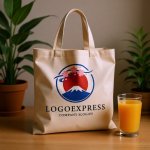 画像8: 富士山と桜の和風ロゴ (8)