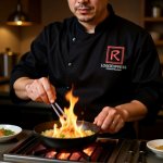 画像10: 和風の筆記体「R」が示す情熱と信頼のロゴ (10)