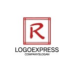 画像1: 和風の筆記体「R」が示す情熱と信頼のロゴ (1)