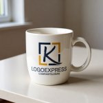 画像16: 筆文字Kとモダンフレームの信頼ロゴ (16)