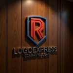 画像5: Rと盾が示す、堅牢な信頼と情熱のロゴ (5)