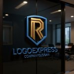 画像15: Rと盾が示す、堅牢な信頼と情熱のロゴ (15)