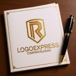 画像6: Rと盾が示す、堅牢な信頼と情熱のロゴ (6)