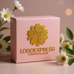 画像10: 笑顔の桜の花びらが彩るのロゴ (10)