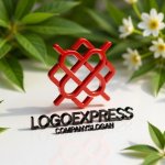 画像12: 水引結びとハートが織りなす、情熱と絆のロゴ (12)