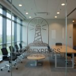 画像9: 灯台と青海波が導くラインアートロゴ (9)