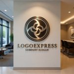 画像10: 回転する四つ葉の紋章ロゴ (10)