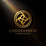 画像12: 回転する四つ葉の紋章ロゴ (12)