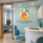 画像5: 手と葉が守る、安心と成長の住まいロゴ (5)