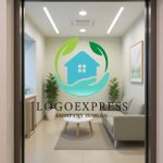 画像6: 手と葉が守る、安心と成長の住まいロゴ (6)