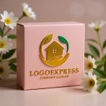 画像10: 手と葉が守る、安心と成長の住まいロゴ (10)