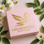 画像10: 優雅に舞う鶴と輝く星の黄金ロゴ (10)