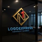 画像15: N1が組み込まれた幾何学的なロゴ (15)