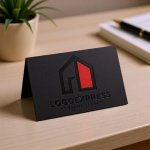 画像6: 家と開かれたドアが示すのモダンロゴ (6)