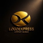 画像12: Kと楕円が描くグローバルな信頼と推進ロゴ (12)