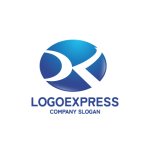 画像1: Kと楕円が描くグローバルな信頼と推進ロゴ (1)