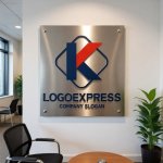 画像7: Kとスクエアが示す信頼と情熱のモダンロゴ (7)