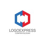 画像1: 六角形とCが示す、連携と革新のロゴ (1)