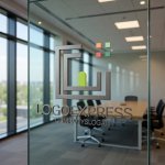 画像10: Cのモダンハウスとカラフルな窓のコミュニティロゴ (10)