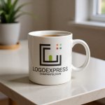 画像12: Cのモダンハウスとカラフルな窓のコミュニティロゴ (12)